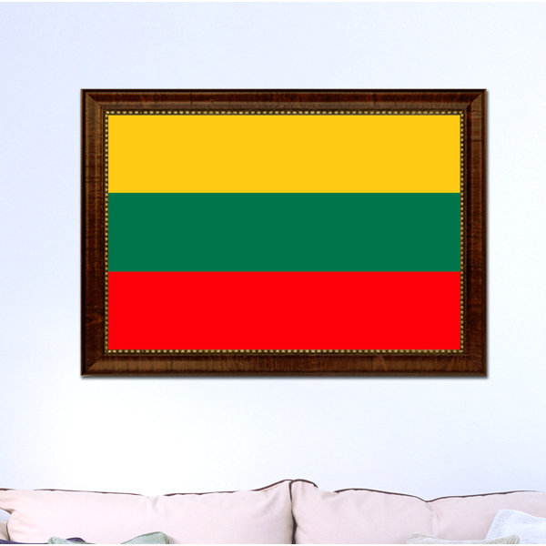 SpotColorArt Lithuania Country Flag On Canvas Print Wayfair